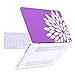 HDE Hard Shell Case for MacBook Pro 13 Inch (Retina Models: A1425 / A1502), Flower Petals Purple