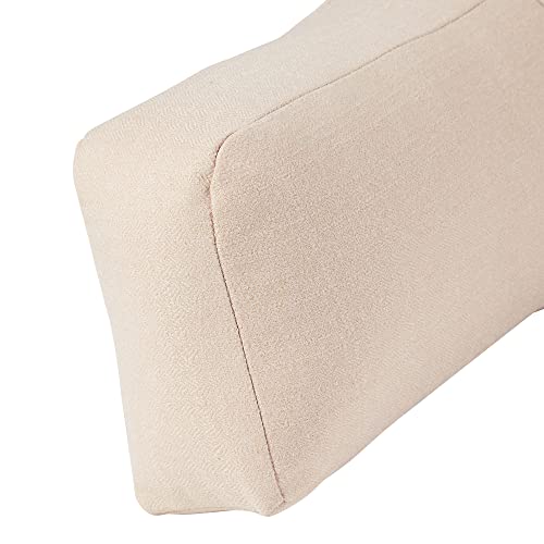 Greendale Home Fashions Jumbo Bed Rest Pillow, XLarge, Cream Pricepulse