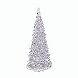 Vanvler Christmas Xmas Tree Color Changing LED Light Lamp Home Party Decoration Wedding (Transparent)