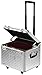 Vaultz Locking Mobile File Chest, Letter/Legal Size, Silver Treadplate (VZ00712)