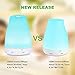 Adoric Diffusers for Essential Oils, Diffuser Air Diffuser Aroma Difusers for Essential Oils Aromatherapy Diffuser Essential Oil Diffuser LED Lights Changing for Homethumb 2