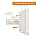 LEPOWER 3000LM Dusk to Dawn LED Security Light, 28W Flood Lights with Photocell, 5500K White Light, IP65 Waterproof, 2 Adjustable Heads Exterior Outdoor Security Lights for Garage, Backyard (White)