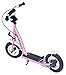 BIKESTAR Original Safety Pro Sport Push Kick Scooter Kids with Brakes, Mudguard and air Tires for Age 5 Year Old Children | Classic Edition with Alloy Wheels 10 Inch | Pink Fairy