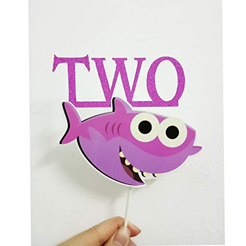 2 GmakCeder+Shark+Birthday+Cake+Topper