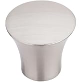 Top Knobs TK385BSN Chareau Collection 1-5/16" Shrewsbury Knob, Brushed Satin Nickel