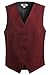 Ed Garments Women's Fully Lined V-Neck Economy Vest, BURGUNDY, Medium