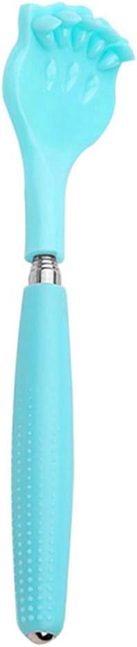 Extendable Back Scratcher, Kedelak Telescopic Back and Body Scratcher for Men Women Hand Massage Tool Telescoping Back Scratcher and Eye Cream Massage Sticks 2 in 1 (Blue)