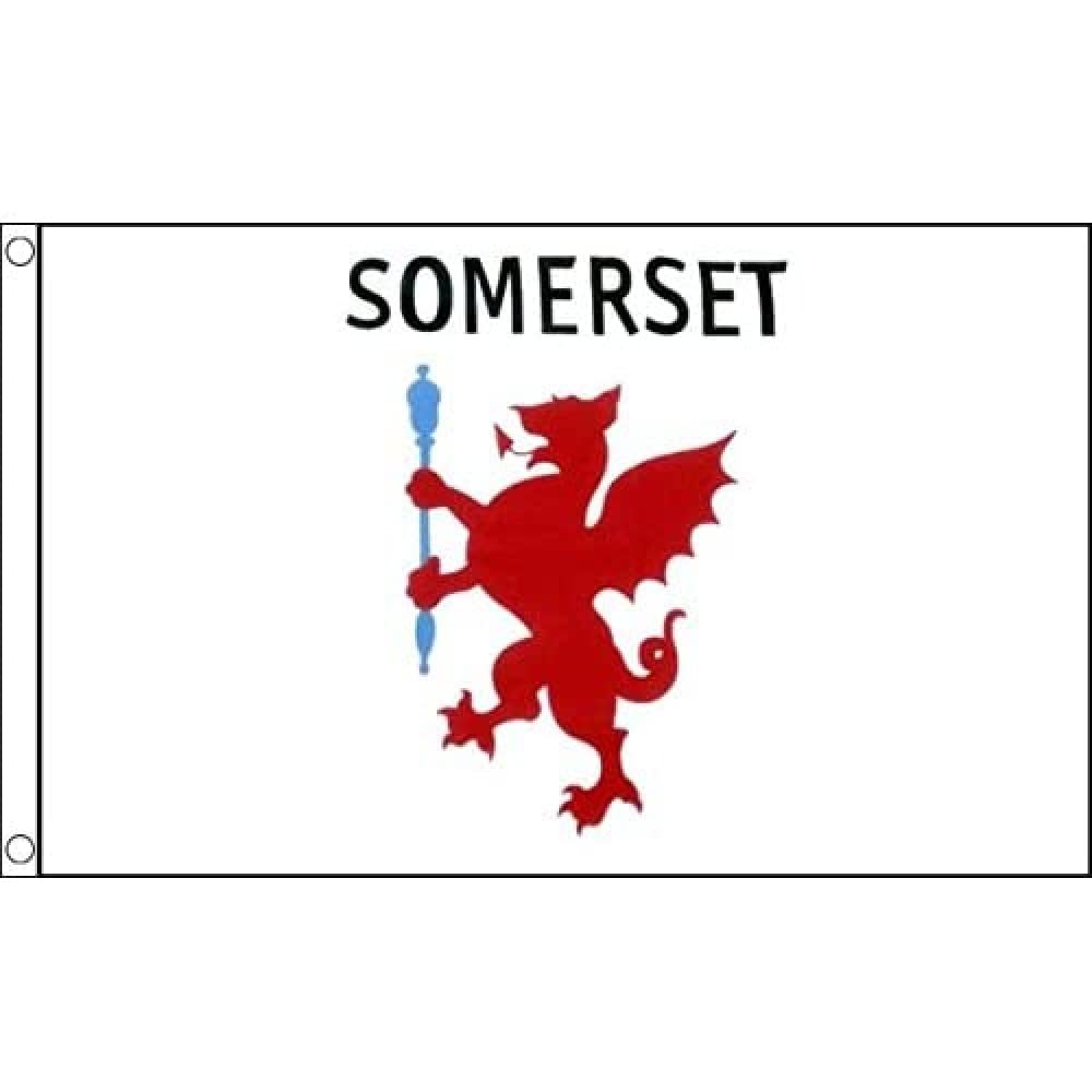 AZ FLAG - Somerset Old County Flag - 3x5 Ft - 100D Polyester County Of Somerset - England Banner with Two Metal Grommets - Fade Resistant - Vivid Colors - 3' x 5' Feet - 150x90 Cm