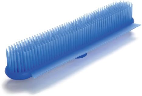 Set of a Pull Broom & Brush made of Silicone NOT rubber. Static electricity attracts hair, dead skin, fluff. Patent protected. Silicon