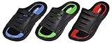 Cinco Men's Rubber Sandal Slipper Comfortable Shower Beach Shoe Slip On Flip Flop