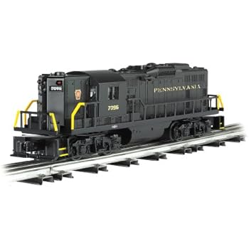 Amazon.com: Williams by Bachmann GP9 Scale Diesel Locomotive Pennsylvania #7096 - Black - O 