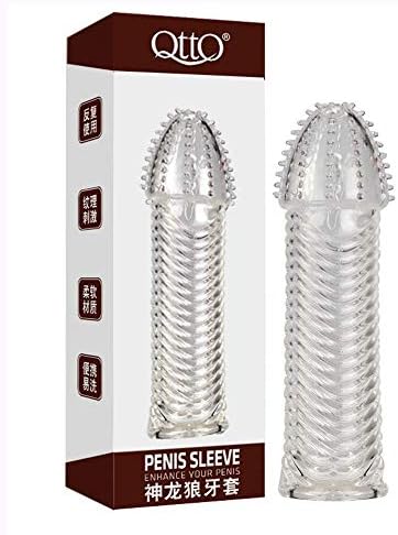 Crystal Con-Dom Cover Enlarger Extender Reusable Con-Dom Sleeve Case Pumps Enlargers for Men Women and Couples Dragon (Style-4)