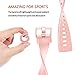 Wepro Bands Compatible with Fitbit Versa Smart Watch, Small, Peach