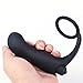 Mini Penis Ring, Namee 10 Speed Silicone Vibrating Cock Ring Penis Ring Vibrator (Black)