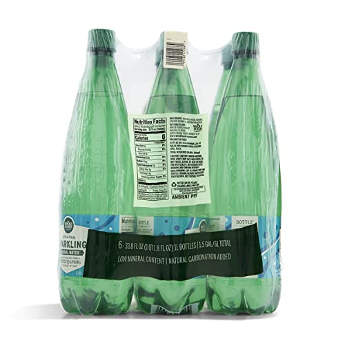 Whole Foods Market, Italian Sparkling Mineral Water 6 Pack, 33.8 Fl Oz