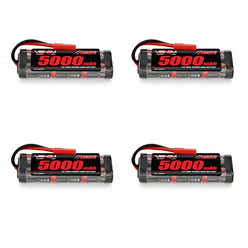 Venom 7.2V 5000Mah Nimh Battery With Hxt 4.0Mm Plug X4 Packs