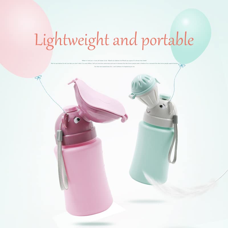 Portable Potty Travel for Car Travel Camping for Outdoor Car Travel Road Trip Camping Park Beach (Girl Pink)