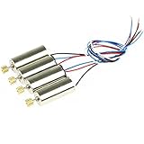 Qunqi 4packs Motors for JJRC H8c H8d DFD F183 RC Quadcoter (2 Pcs Clockwise Motors+ 2 Pcs Anti-clockwis Motors)