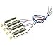 Qunqi 4packs Motors for JJRC H8c H8d DFD F183 RC Quadcoter (2 Pcs Clockwise Motors+ 2 Pcs Anti-clockwis Motors)
