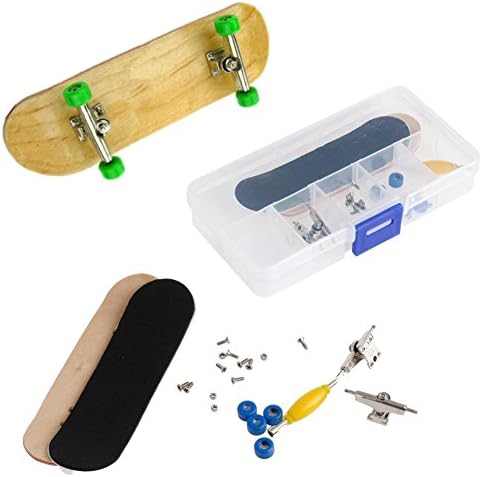 Mini Fingerboard, Professional Finger Skateboard for Tech Deck Maple Wood DIY Assembly Skate Boarding Toy Sports Games Kids