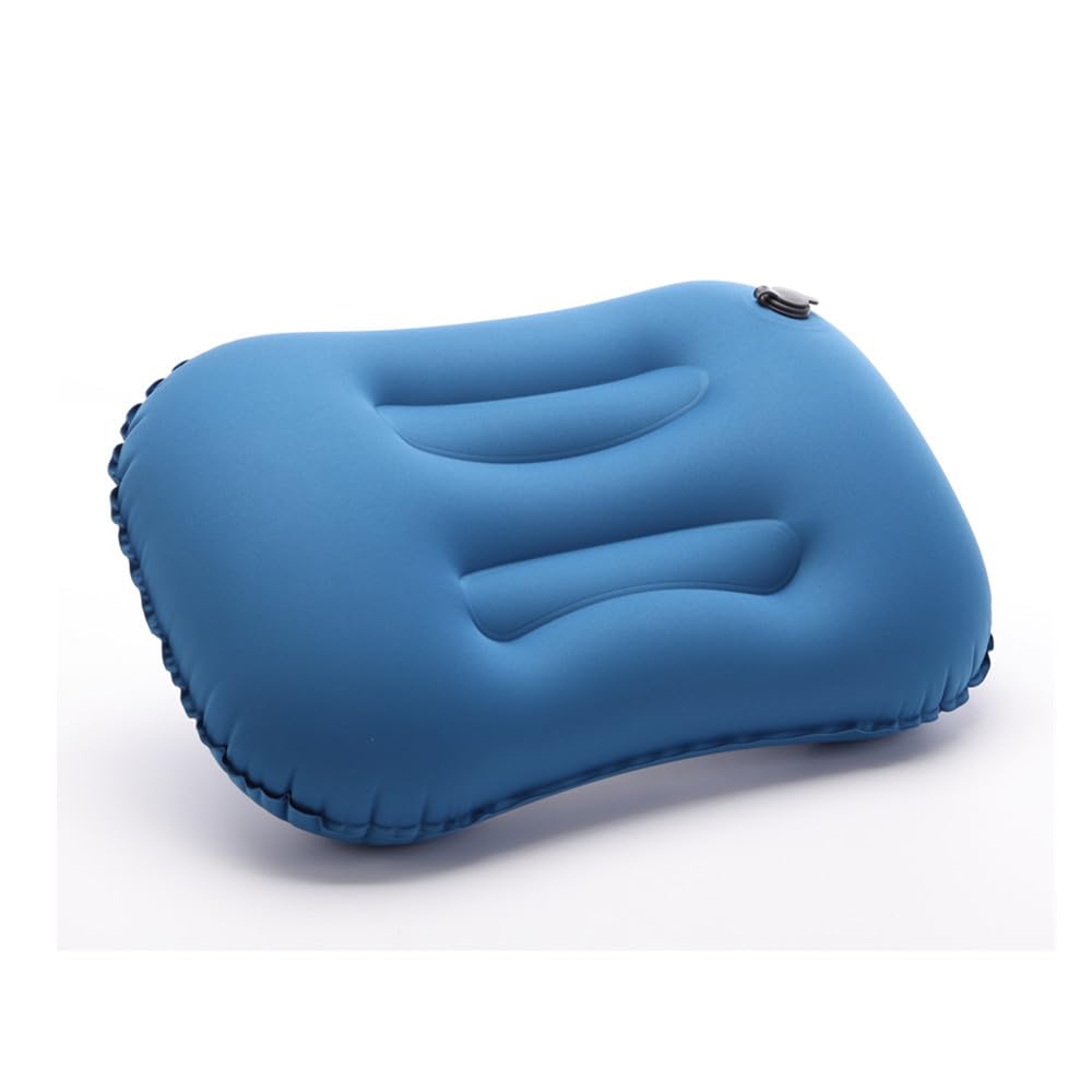 Photo 1 of MANJIFUYU Portable Inflatable Camping Pillow Compressible Camp Pillows Ergonomic Outdoor Backpacking Pillow for Outdoor Travel Hiking