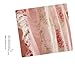 DIAIDI Korean Style Rustic Vintage Pink Rose Curtain Bedroom Floral Windowtreatment(Two Panels)