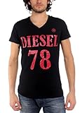 Diesel - Mens T-Melba Maglietta T-Shirt, Size: Medium, Color: Black
