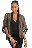 2LUV Women's Draped Open Front Cocoon Kimono Cardigan