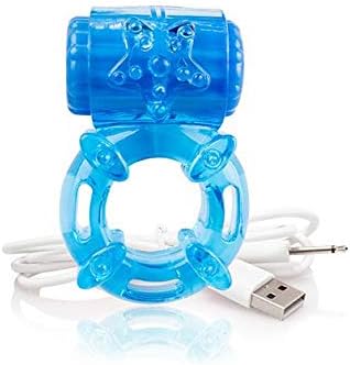 Screaming O Charged The Big O Rechargeable Vibrating Cock Ring, Blue, 84 g - Image 4