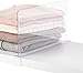 PENGKE 4 Piece Multifunction Acrylic Shelf Dividers,Closets Shelf and Closet Separator for Wood Closet,Only Need to Slide to Adjust The Appropriate Distance
