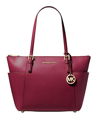 MICHAEL-Michael-Kors-Jet-Set-Item-East-West-Top-Zip-Tote-Berry-One-Size