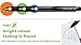 Uni-ball Signo RT1 Retractable Gel Ink Pen, Ultra Micro Point 0.28mm, Rubber Grip, UMN-155-28, 10 Color Value Set