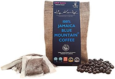 Jamaica Blue Mountain Coffee T-bags (113g) with FREE chocolate coated coffee beans (50g)