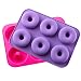 KLEMOO 2-Pack Donut Baking Pan, Silicone, Non-Stick Mold, Bake Full Size Perfect Shaped Doughnuts to Sweeten Your"Hole"