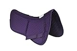 ECP Cotton Correction Half Saddle Pad - Memory Foam Pockets