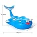 Vaburs Pool Float for Adults and Kids, Giant Inflatable Unicorn Whale with Rapid Valves Swimming Pool Summer Beach Party Toys Lounge Raft - 105.5 x 56.8 x 38.5 Inch