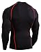 Defender New Men's Cool Compression Mock Shirts Tights Baselayer Soccer BR_M