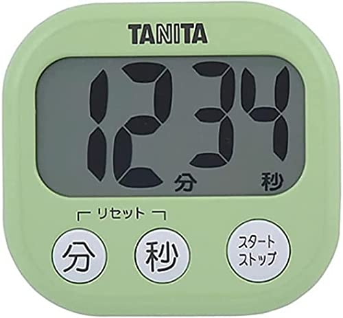 タニタ でか見えタイマー TD-384 キッチンタイマー グリーン