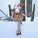 LARLIFE 24 inch Handmade Christmas Gnome Xmas Deer Decoration Swedish Santa Figurines (Deer)