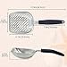 VIVAGLORY Cat Litter Scoop, Durable Metal Litter Scoop for Kitty, Sifter with Deep Shovel and Ergonomic Handle, Made of Heavy Duty Solid Aluminum, Jumbo Size, Navy Blue