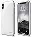 elago Cushion Series for iPhone Xs case, iPhone X Case [Upgrade Version] - Anti-Smudge Coat Shock Absorbing TPU Protective Cover for Apple iPhone Xs (2018), iPhone X (2017) - White