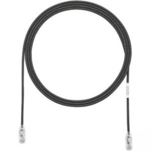 Panduit Cat.6 Utp Patch Network Cable - Category 6 For Network Device - Patch Cable - 10 Ft - 1 Pack - 1 X Rj-45 Male Network - 1 X Rj-45 Male Network - Gold-plated Contacts - Black
