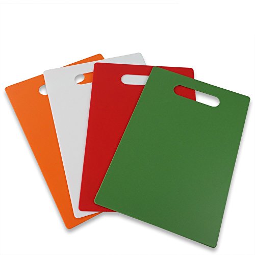 Nicesh Plastic Cutting Board Set - Thin, 11.8