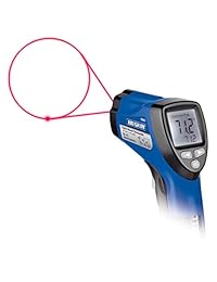 Vaughan 240023   Termómetro láser circular infrarrojo de 3 colores