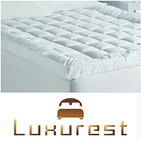 Mattress Pad | Pillow Top Mattress Topper | This Luxurious 400 Thread Count Mattress Pad is a Perfect Combination of Comfort and Support to Improve Your Current Mattress and Quality of Sleep.
