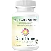 Dr Clark Store, Ornithine Vegetarian Supplement, 500 mg, 100 Tapioca Capsules