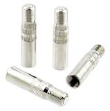 Set of 4 Non-Rust Chromed Brass 1-1/4