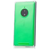 iCues | Compatible with Nokia Lumia 830 | Transparent TPU Case Clear | [Screen Protector Included] Clear Rubber Cover crystal transparent silicone shell TPU minimalist