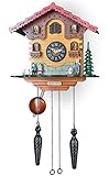 TIMEGEAR Cuckoo Wall Clock with Quartz Movement and