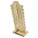 Mooca Wooden Freestanding Necklace Easel Display Stand Holder Multiple Necklace Bust, Oak